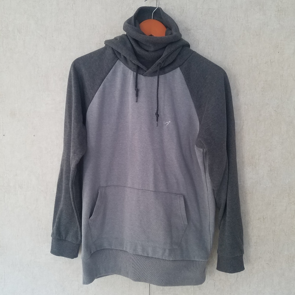 ARSNL // Men's Pullover Ninja Hoodie Heather Grey, Charcoal Gray